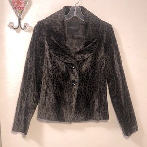 Classiques Entier NWOT Faux Leopard jacket, Sz S